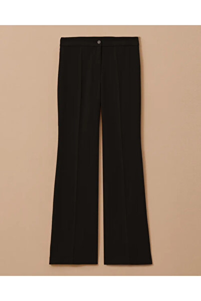 SEÇİLSTORE 10002521010026 BELİ MANŞETLİ CEPLİ DÖKÜMLÜ İSPANYOL PAÇA PANTOLON