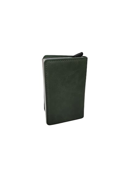 RONIC X Clipster slim card wallet, 7-9 cards, RFID, green