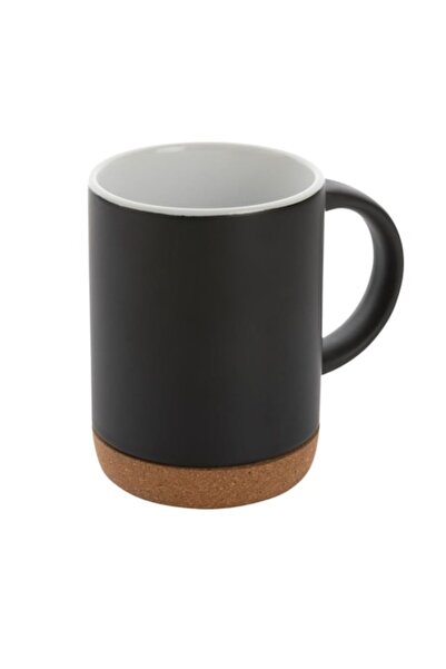 RONIC X Ronic coffee mug, ceramic, 280 ml, cork base, black