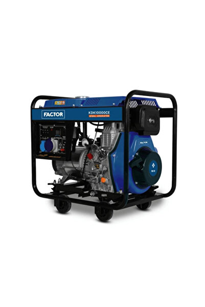 Factor KDK10000CE Marşlı Dizel Jeneratör Monofaze 9.4 KVA