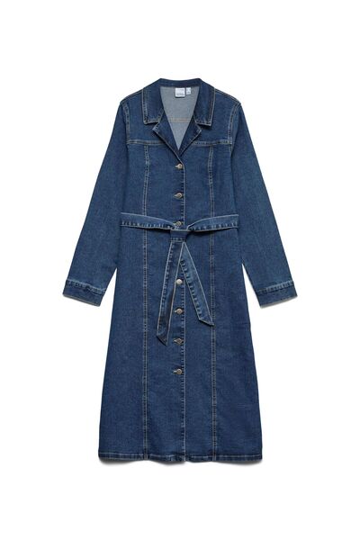 Vero Moda Jeanskleid VMTELLY Midikleid