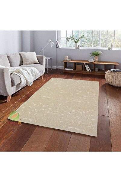 Dualhome Rug Awanos 3D Glim Beige, 80x150 cm, Modern - 80x150 cm, rectangle, Beige