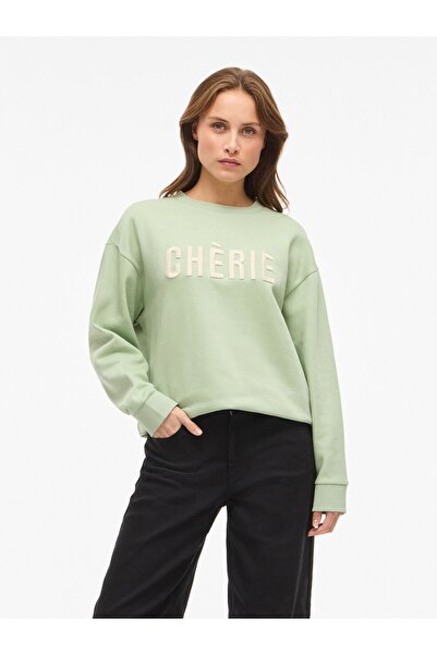 VILA Langärmeliges Sweatshirt VITASSE Rundhals