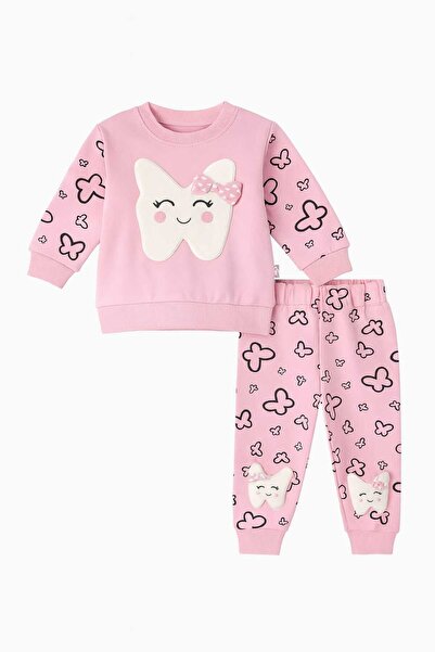 gigigiyim Embossed Tooth Patterned Girl's Suit