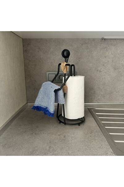 Grandmix Decorative Paper Towel Holder Hanging Human Figure Hand Towel Storage Holder Kitchen Organizer