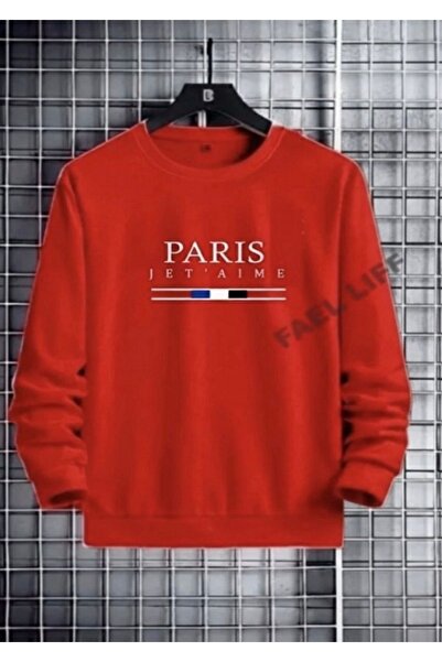 FAEL LİFE سترة يونيسكس فضفاضة بياقة دائرية من باريس جيتيم للنساء/الرجال