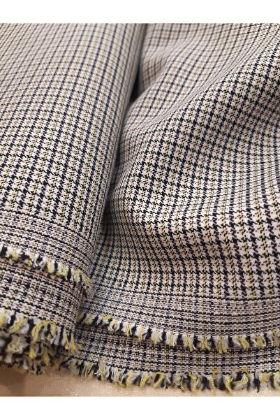 Safir Kumaş Sonbaharlık Kareli Kış Etek Ceket Yelek Pardüse vs İçin Kanvas Gabardin 3.30 Metre