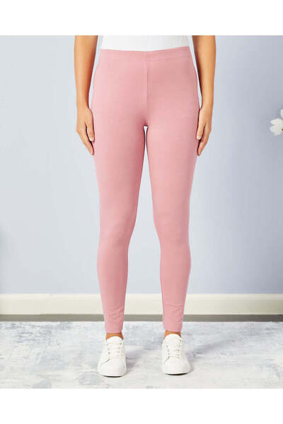 REDTAG Women Pink Full Length Legging