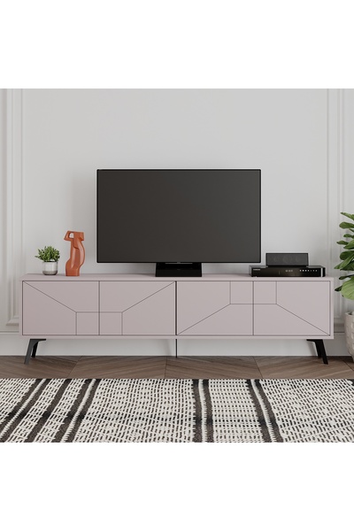 Mourah Home Mourah Dune Tv Stand Up To 70 Inches - Light Mocha