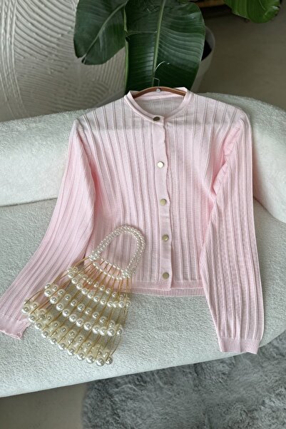 Poliyance Tulip Pink Cardigan