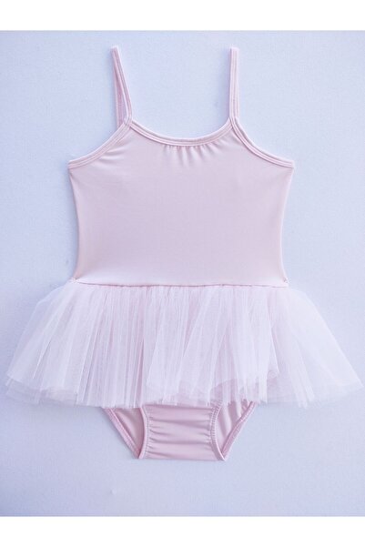 LULLY KİDS Girl's Rope Strap Gymnastics Ballet Leotard with Tutu Skirt