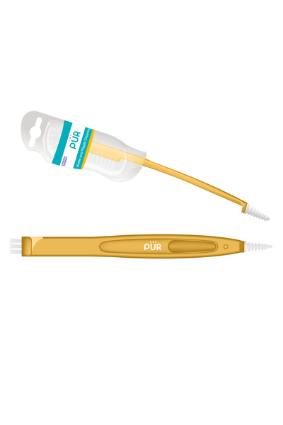 Pür PUR 6107 – PERIE PENTRU CURATAREA BIBERONULUI SI TETINEI galben