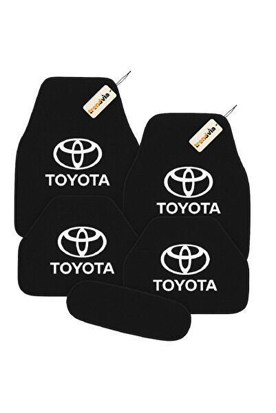 trivexa Toyota Logolu Siyah Oto Halı Paspas Seti 5 Parça – Araca Özel Şık ve ...