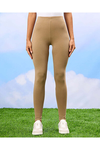 REDTAG مجموعة ليجنز زيتوني سادة للنساء (عبوة من قطعتين)