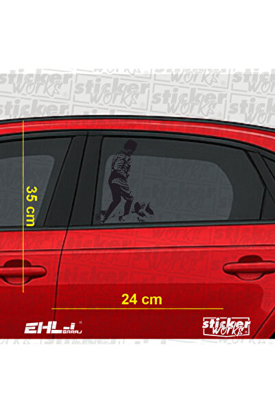 Sticker Works ملصق زجاج أتاتورك