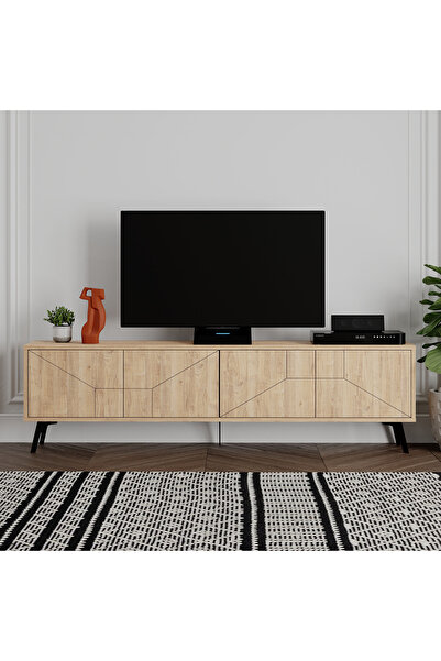 Mourah Home Mourah Dune Tv Stand Up To 70 Inches - Oak