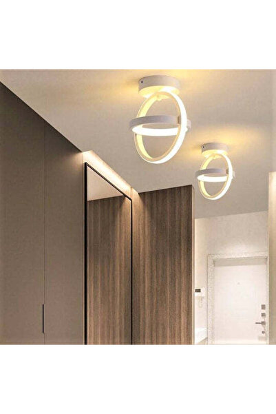 RFAN LED Chandelier, Model D200WH, 3 Light Types, 40W, White