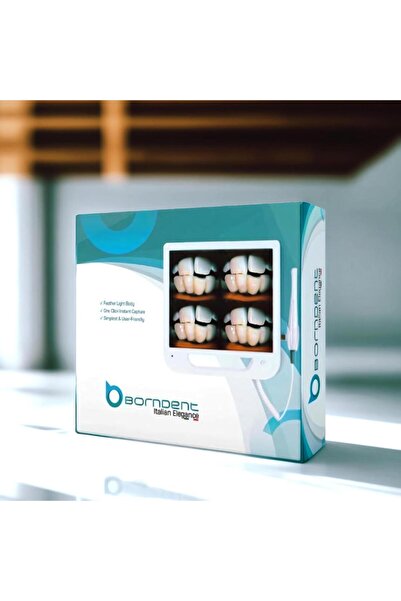 BORNDENT كاميرا داخل الفم مع شاشة