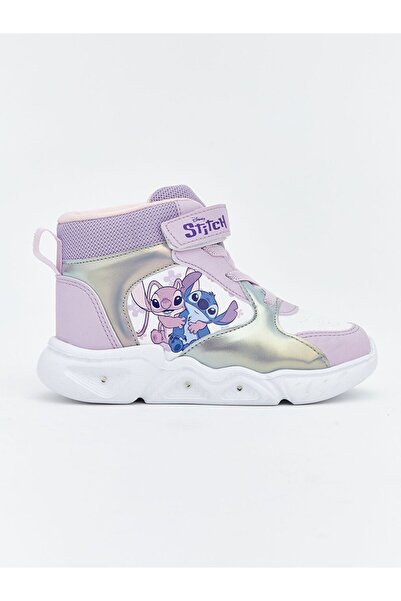 LC Waikiki Lcw Steps Lilo and Stitch Printed Baby Girl Sneakers