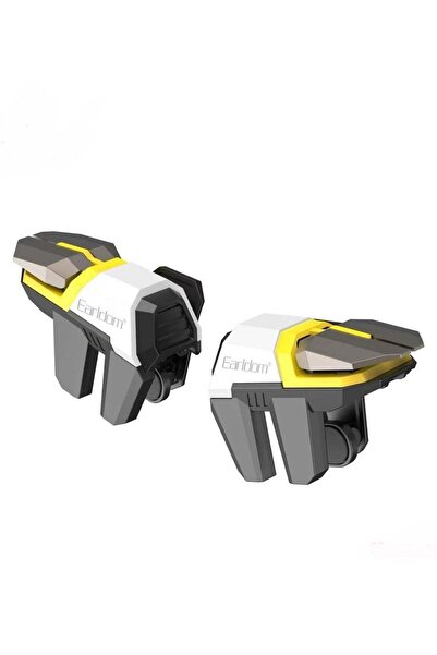 Earldom ET-F16 6-Finger Mobile Game Trigger - High-Precision Controller for PUBG, Free Fire & Call o