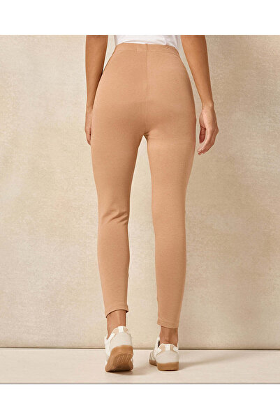 REDTAG Women Brown Cropped Legging