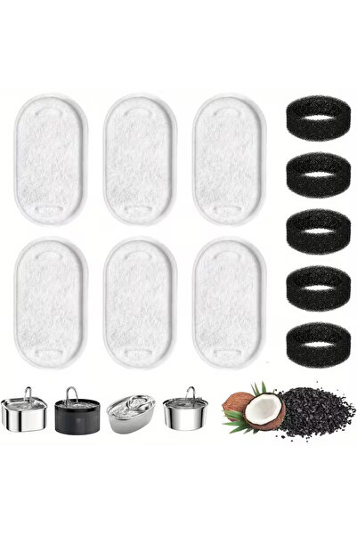 shop Kedi ve Köpek Su Pınarı Çeşmesi Yedek Filtresi 6 Adet