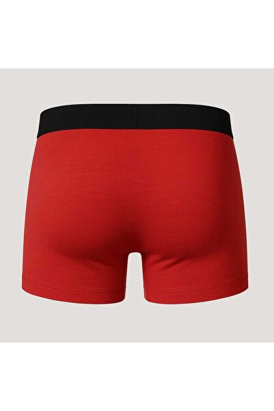 Onudabunuda Baskılı Erkek Boxer (Yılbası5 Kırmızı)