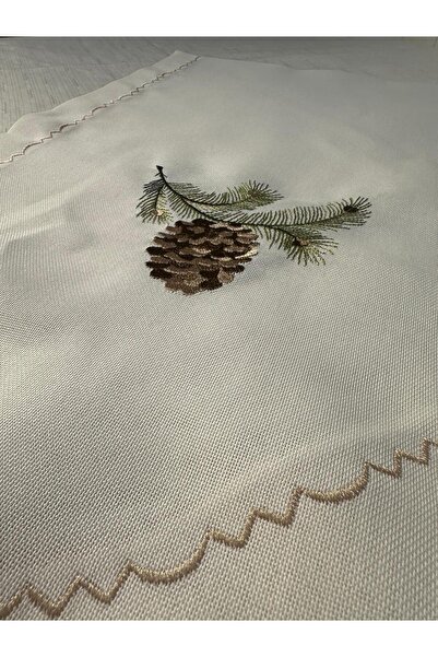 Vinezza Home Collection Vinezza Home Seamless Linen Christmas Pattern, Etamine Processing