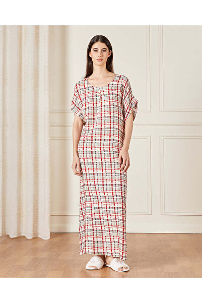 REDTAG Women Red Printed Nightgown