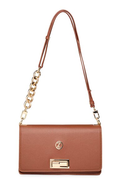 Zühre Tan Bag with Locking Buckle Detail Z0036