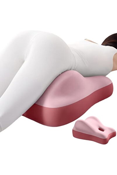 Domuik Multipurpose Leg Elevation Pillow Lumbar Pillow Sleeping Pillow Portable Cushion (PINK)