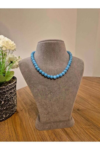 Buhara Stone 8MM DOĞALTAŞ KOLYE