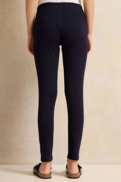 REDTAG Junior Girls Navy Leggings