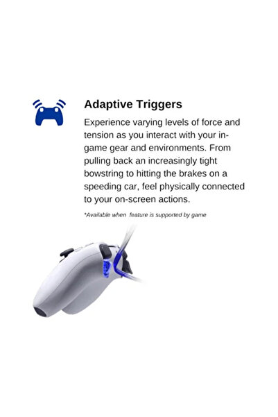 Sony وحدة تحكم لاسلكية DualSense لجهاز PlayStation 5 (النسخة الرسمية) - أبيض