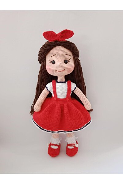 OYUNCAKPARK Sevimli Beyza Bebek Amigurumi Organik Oyuncak