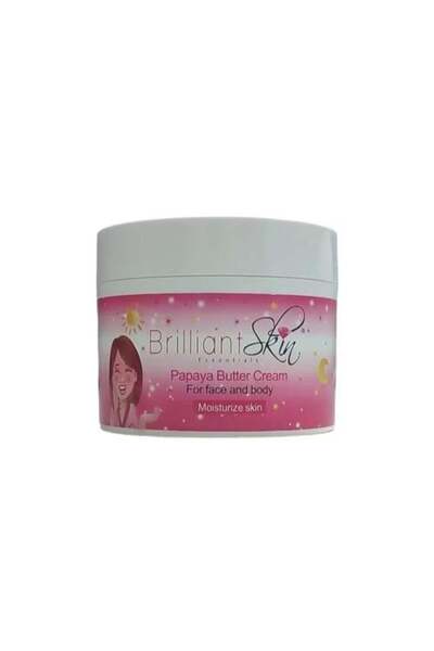 Brilliant Skin بريليانت سكين كريم زبدة البابايا للوجه والجسم - 500 جم