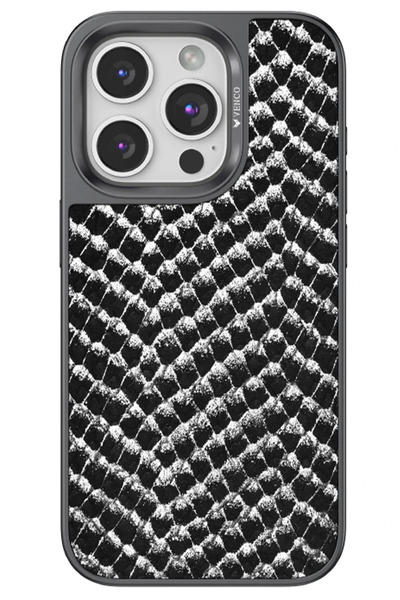 venco غطاء درنديس لآيفون 14 برو فايبر (131850) - أسود