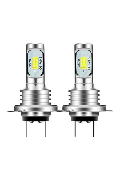 XL Set 2 becuri auto LED H7 3570 7000LM 2SMD temperatura culoare 6000K putere 80W