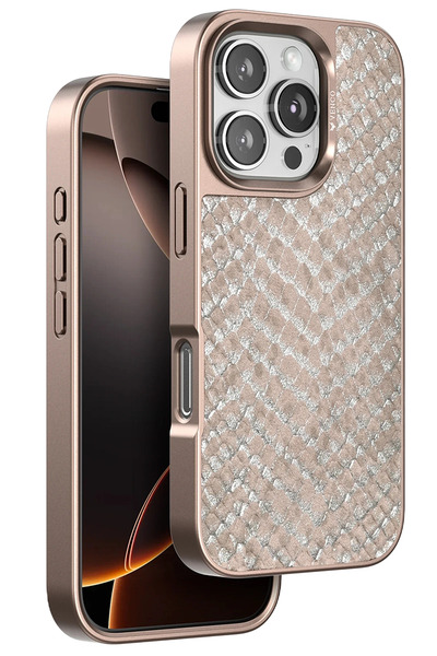 venco غطاء DRNDS لهاتف iPhone 16 Pro - (133750) رمادي تيتاني