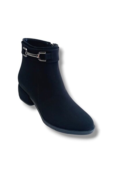 ERBAY 538-26 Ghete de damă din piele uleiată, cu cataramă anatomică din piatr...