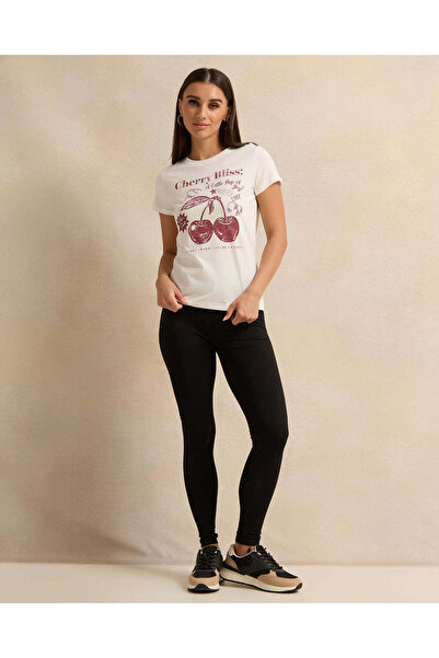 REDTAG Women Black And White Plain Leggings Set (Pack Of 2)