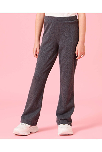 REDTAG بنطلون ضيق سادة بقصة واسعة من الفحم للبنات