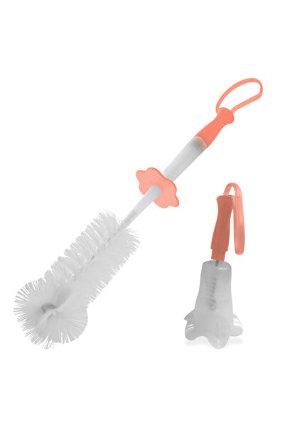 Pür PUR 6101 – SET PERIE PENTRU CURATAREA BIBERONULUI SI TETINEI CU SUPORT portocaliu