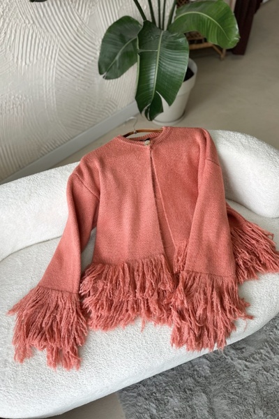 Poliyance Feza Salmon Cardigan