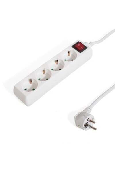 OEM Prelungitor cu 4 prize, întrerupător și siguranță pentru copii