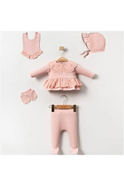 Micii Ștrumfi Set nou-născut, bumbac Oeko-Tex, 5 piese - Royal Diana