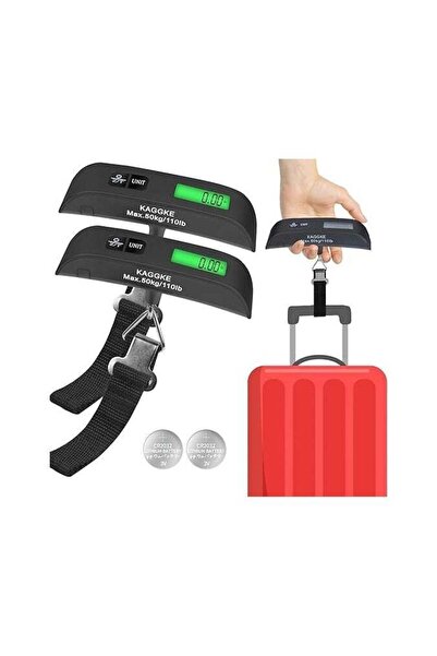 Generic Travel Digital Luggage Scale – Portable Suitcase Weighing Scale with Temperature Display | 110LB/5