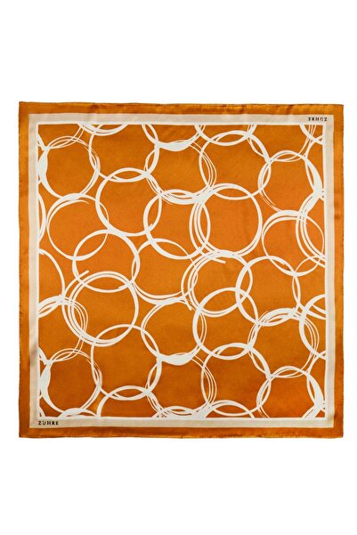 Zühre Ring Pattern Twill Silk Scarf V13 0091