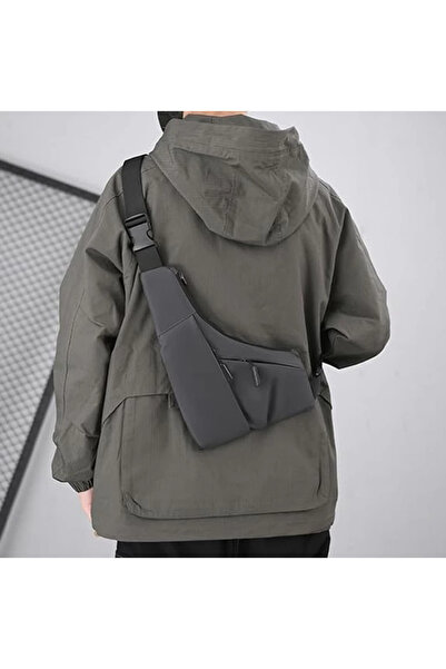 zola Geanta de umar pentru barbati, centura reglabila, impermeabila, din poliester, 4 compartimente