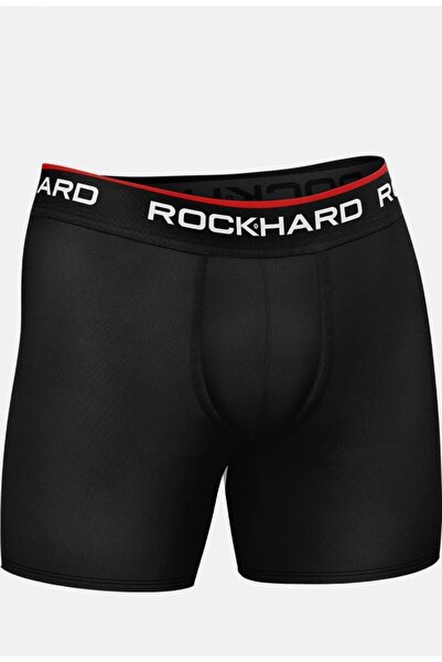 LİA Underwear Men's Black Cotton Boxer 3-Piece Set